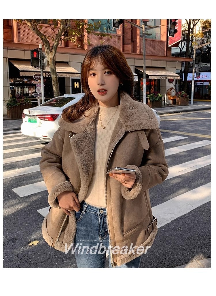 Fur Integrated Fleece jacket