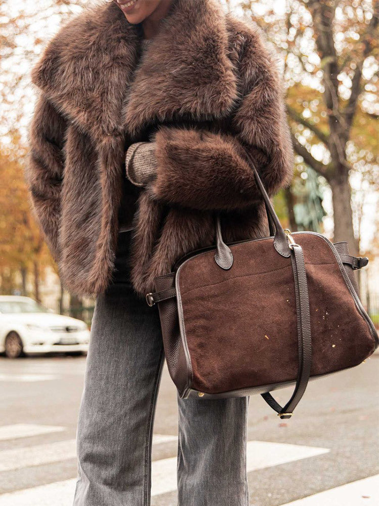 Warm love Brown Coat