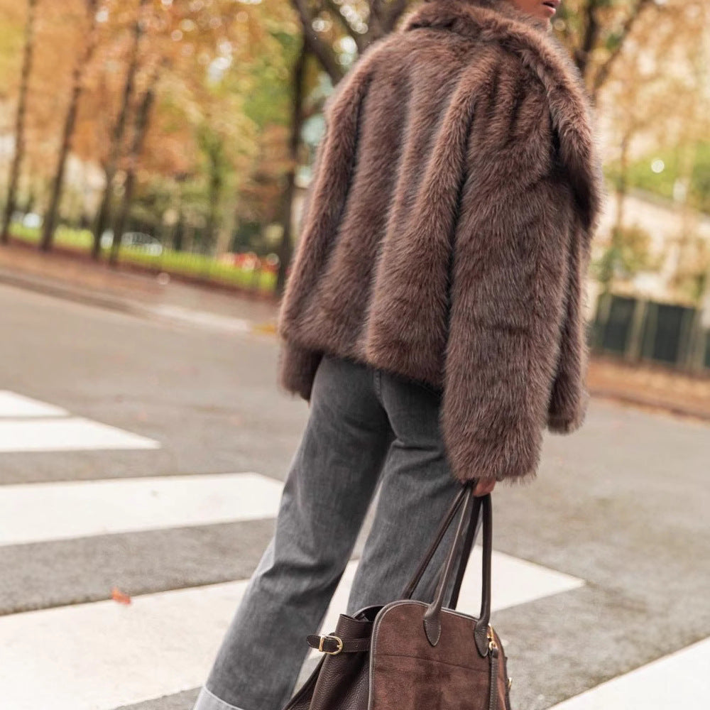 Warm love Brown Coat