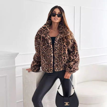 leopard Tarra coat